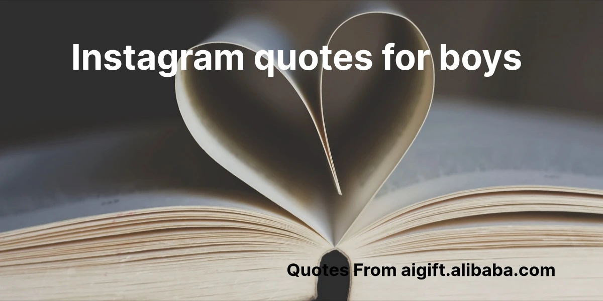 instagram quotes for boys