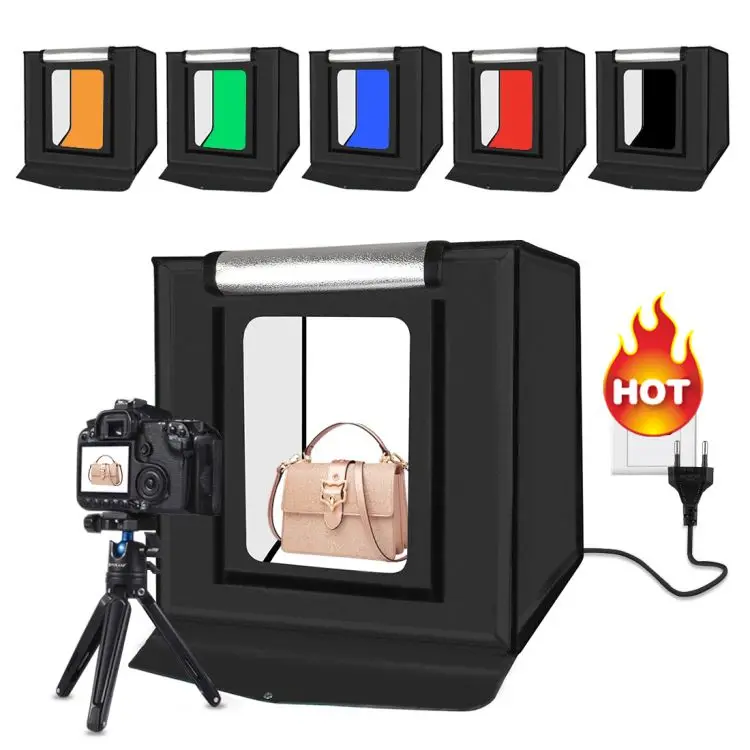 

PULUZ Manufacture Photo Studio box Accessories Photography Backdrops 40cm foto shoot equipment lightbox soft box with led light
