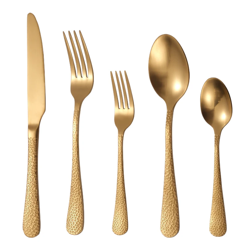 

Flatware Hanging Cutlery Table Ware Cutlery Set Dinnerware Gold Stainless Steel Creative Rainbow Black Gift Silver Customize OEM, Customized