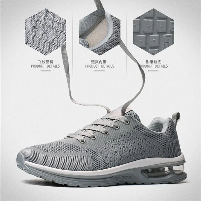 

Breathable Mesh Upper Sport Shoes Men Running Shoes Woman Casual Shoes