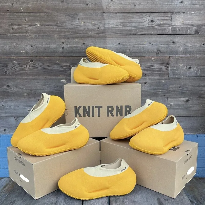 

2022 newest release yeezy knit RNR runner boot sulfur surf sneakers yeeze 450 shoes knitting shoes sports