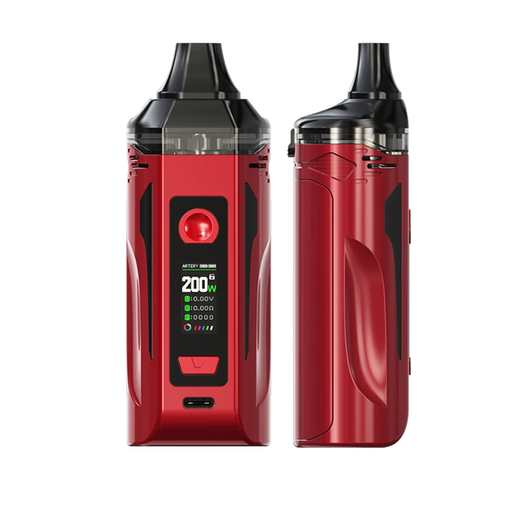 

Factory Price Mod Vaping Battery Vape Kits LED Refill CBD 5-200W Vape Pen, Black