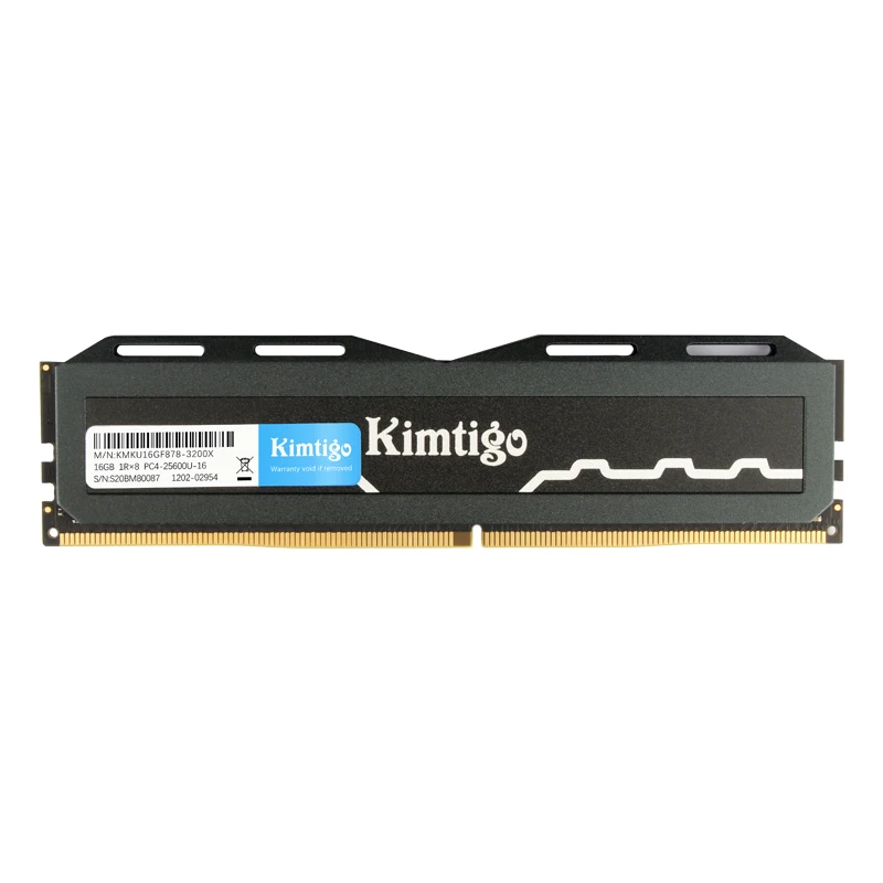 

High Level performance Kimtigo Memory ram ddr4 8gb 16gb 3200MHz memory ram ddr4 16gb ddr4 16g 3200 for Computer, Black