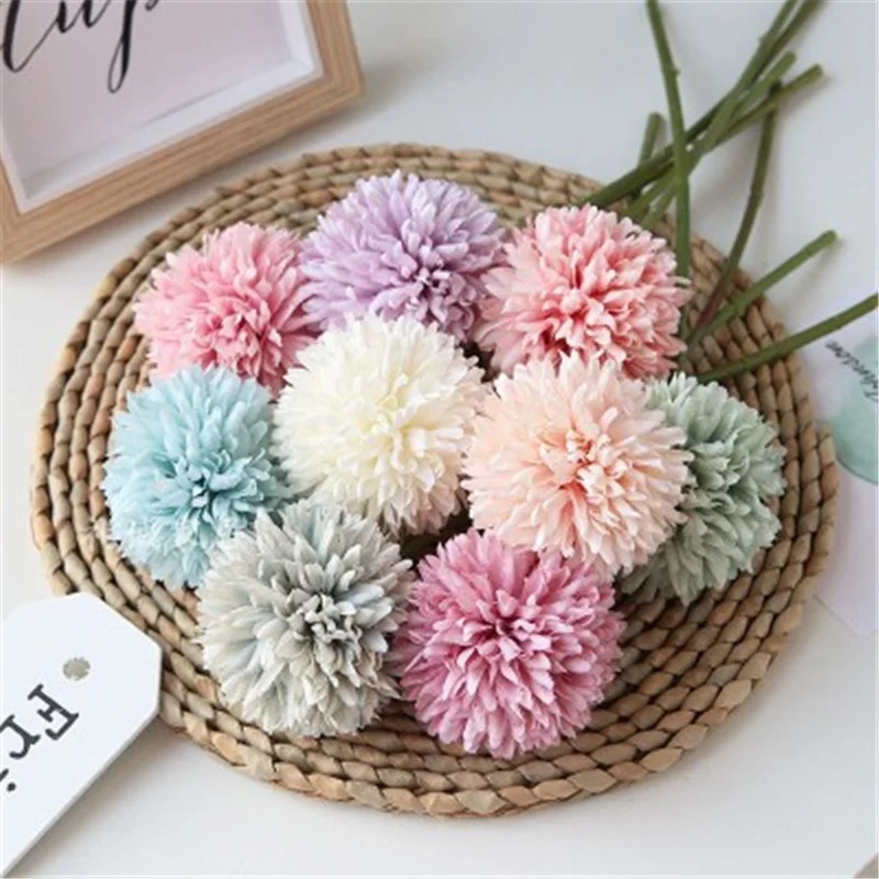 

Wholesale Artificial Dandelion Flower Household Office Decoration Flower, Multicolor