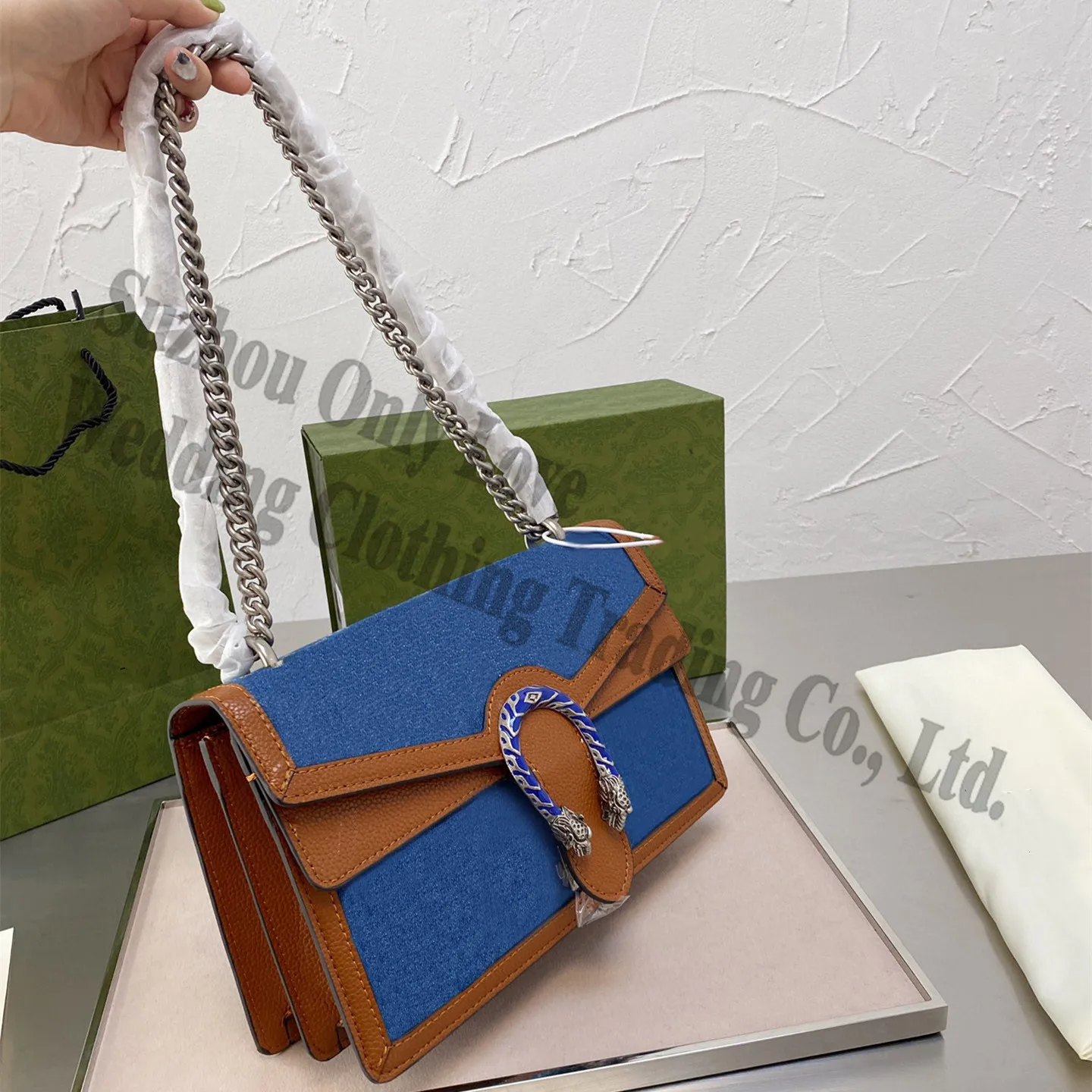 

Fashion Lady Top quality Designer Middle size Flap Saddle Bag One side bags Handbags leather for women, Image color