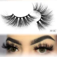 

Cruelty Free 25mm Eyelashes 3D Mink Lashes Private Label Eyelashes Extension Free Sample