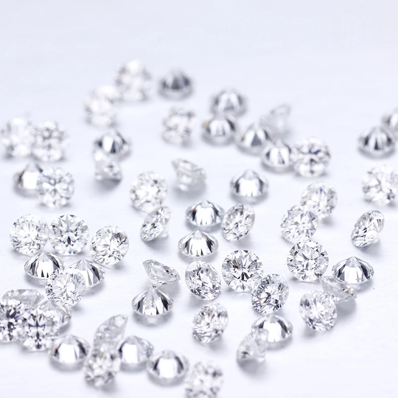 

Starsgem Hot Sale round Shape VVS VS SI DEF Lab Grown Diamond Synthetic Filled Diamonds in Melee Form Loose