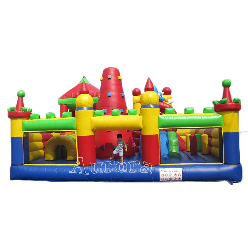 

Kids inflatable castle jumping house amusement park trampoline for sale, Customized