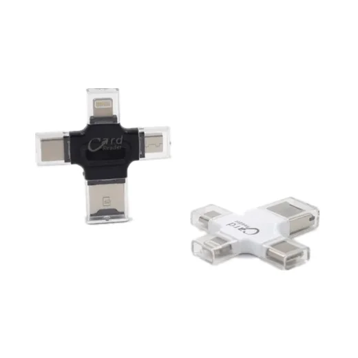Type-C Lightning Micro TF Card Reader 4 in 1 OTG USB Flash memory disk SD for Mobile Phone - ANKUX.COM