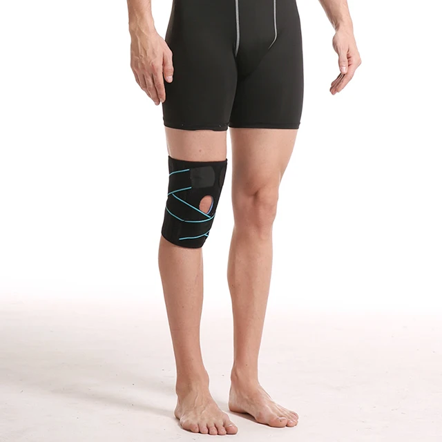 

Breathable Sport Knee Brace Compression Sleeve for Running Hiking Basketball kneepads, Customized color