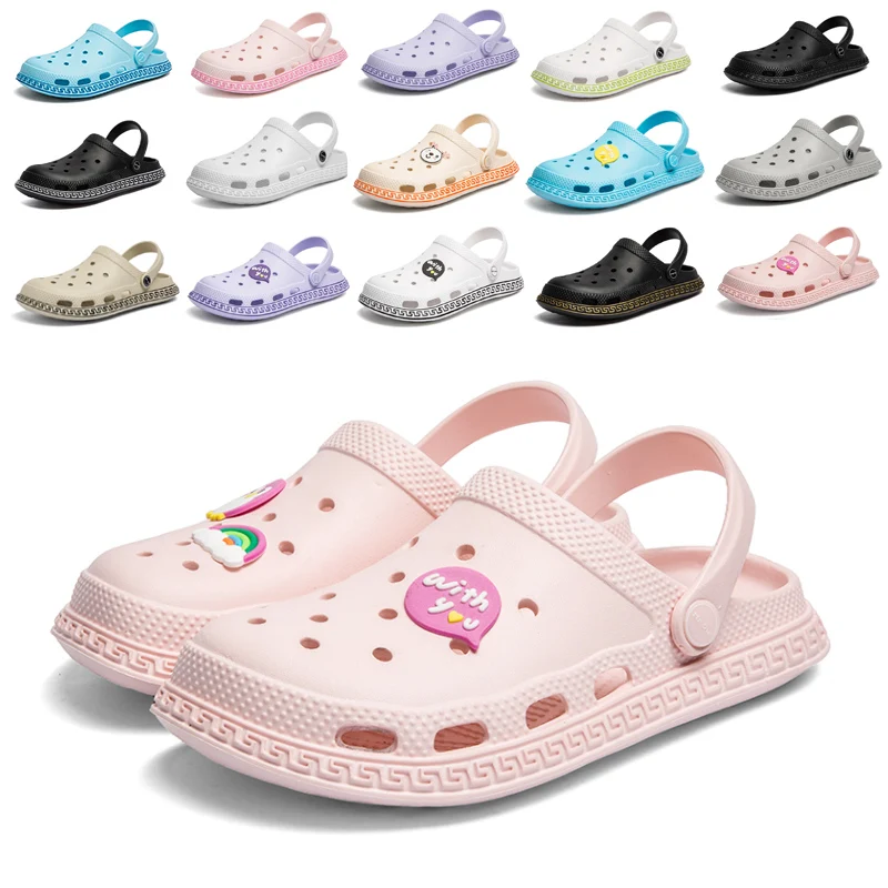 

Women Summer Clogs Wholesale Custom Clog Unisex Beach Slide Shoes Anti-Slippery Men Slippers Sandals EUR36-45