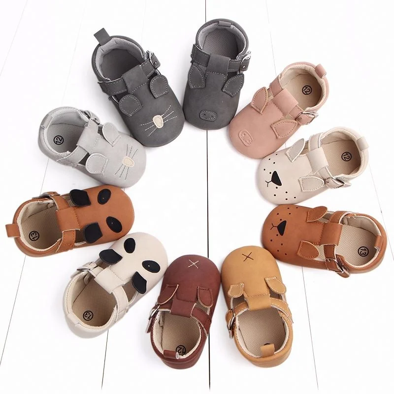 

2020 New Style Cartoon Animal Baby Shoes Female Baby Princess Soft Sole Anti-skid Toddler Shoes, A variety of color