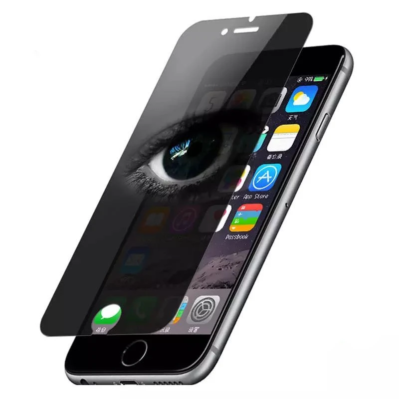 

9H high quality glare peep anti-spy glass screen protector for iPhone 6 6s 6plus 6splus
