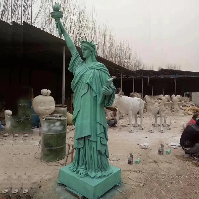 Outdoor Garden Decoration Famous Large Fiberglass Liberty Statue Buy