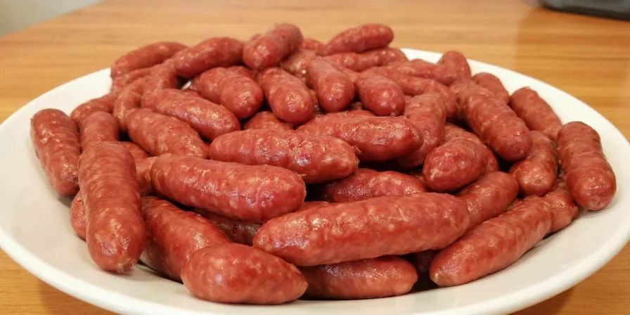 Freshly made sausage meat before casing