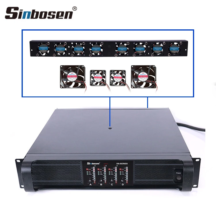 

DS-22Q Sinbosen professional power amplifier 5000w 4 channel class td music amplifier