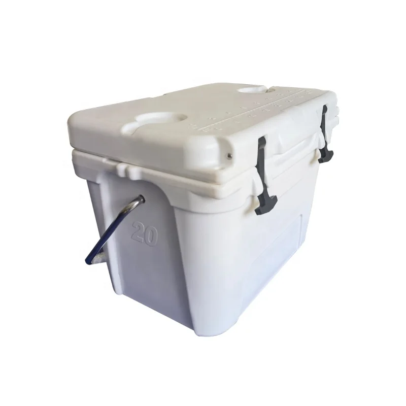 

New design high quality multifunctional plastic camping cooler box with handle