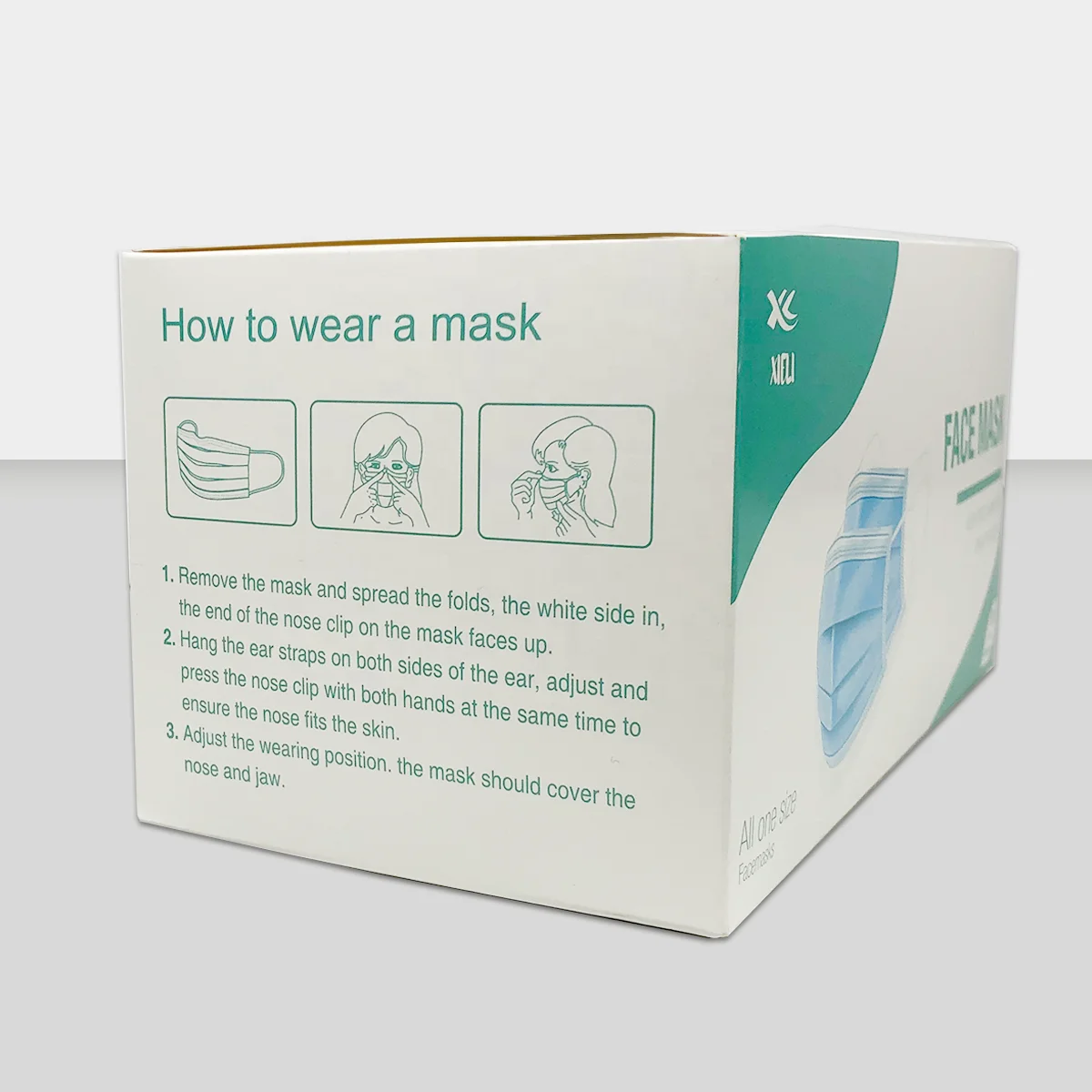 
Respirators Masks disposable civilian use 