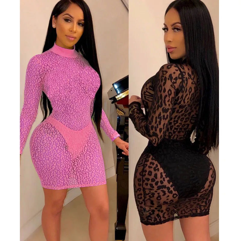 

Fall Pink Women Clothes Elegant Casual Midi Chiffon Dress Woman Mini Party Dress Long Sleeve Dresses With Pockets