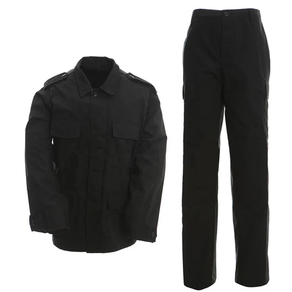 

Wholesale Chinese Cheap Clothing of black Security Guard Uniforms
