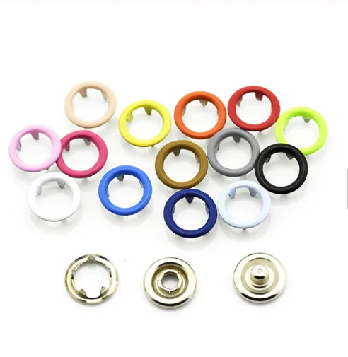 

WYSE 18L+333# brass snap buttons New spray color ring snap buttons for childs clothing baby buttons, Customized