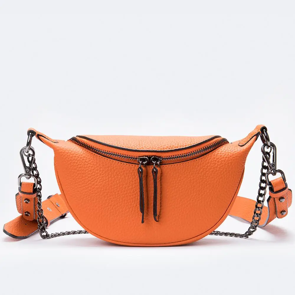 

Westal 8013 woman genuine leather female women's cross body purses luxury handbags chains shoulder bags for women, Green/black/orange/dark green/apricot