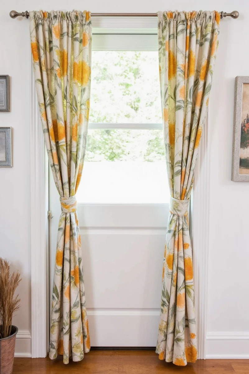 Door curtain in kids room