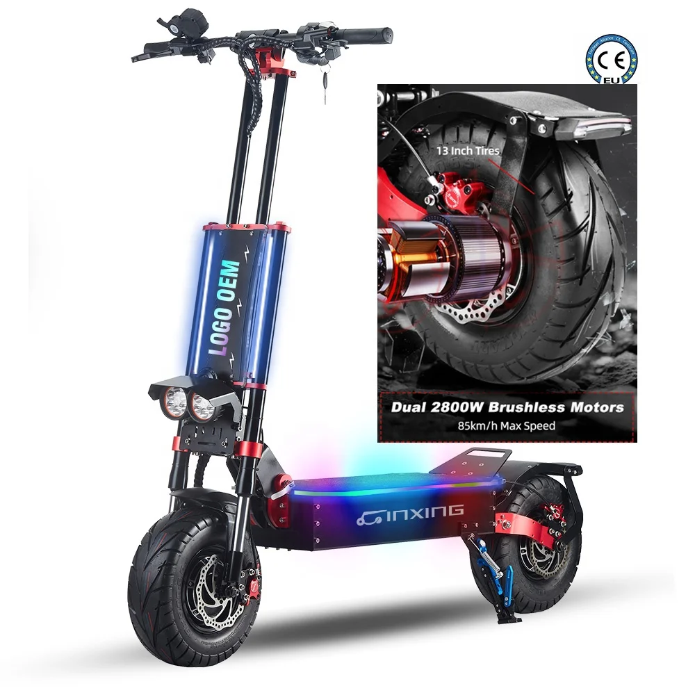 

INXING 5600w electric scooter 8000w EU warehouse 1000w electric scooter x5 electic scooter, Black+oem