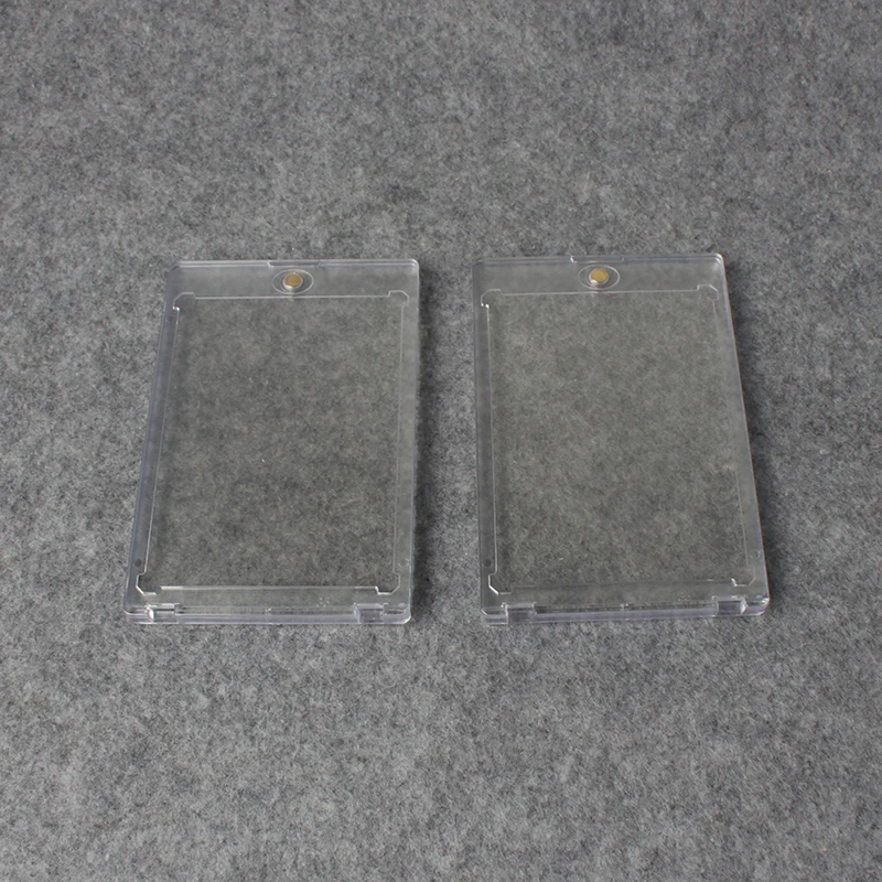 

BSCI 250counts 35pt UV Protection Magnetic Card Holder Clear Magnetic Card Case Close Acrylic Card Holder