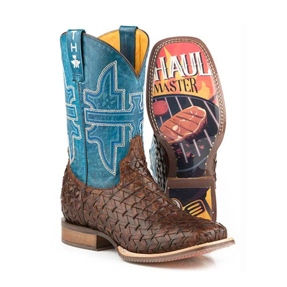 

Men Grill Master Western Boots-wide Square Toe