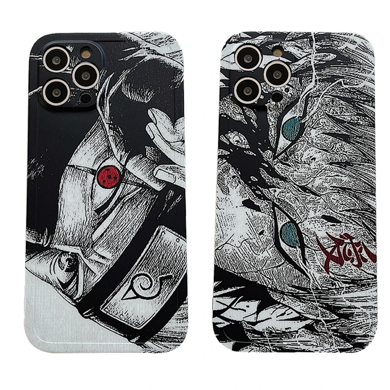 

Kakashi Shockproof Cell Phone Back Cover For iPhone 13 12 Pro Max 11 Pro Max XR Xs Max 8 7 Plus Soft IMD Phone Case Shell