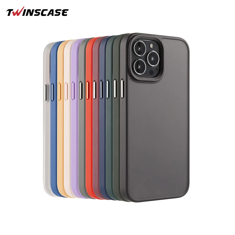 

Candy Colors TPU Phone Case for iPhone 13 Precise Cutouts Camera Lens Protection PC Mobile Phone Case for iPhone 13 Pro Max, 11 colors