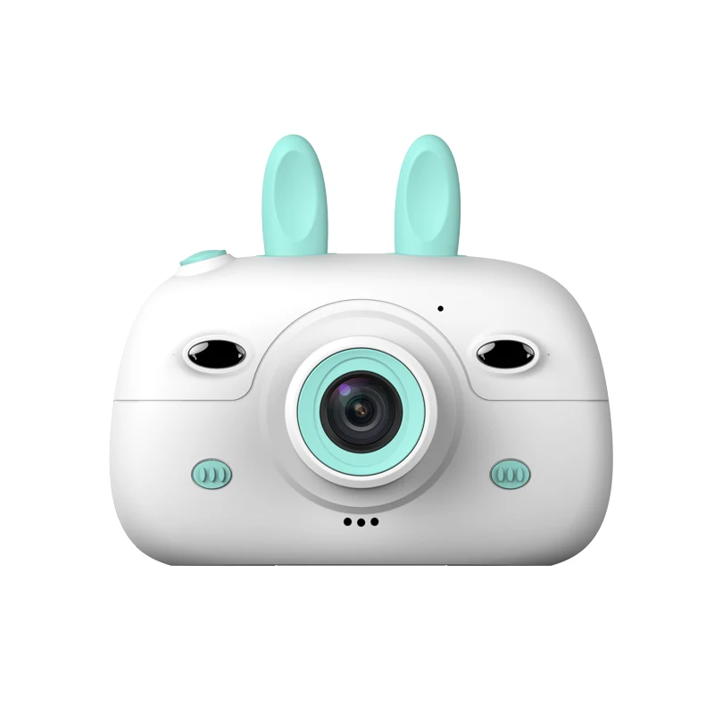 

Ideas Rabbit Shape Kids 1080P Vivid Digital Camera Mini Christmas Gifts Children Fun Camera Cute Cartoon Kids Smart Video Camera, Purple/blue/brown