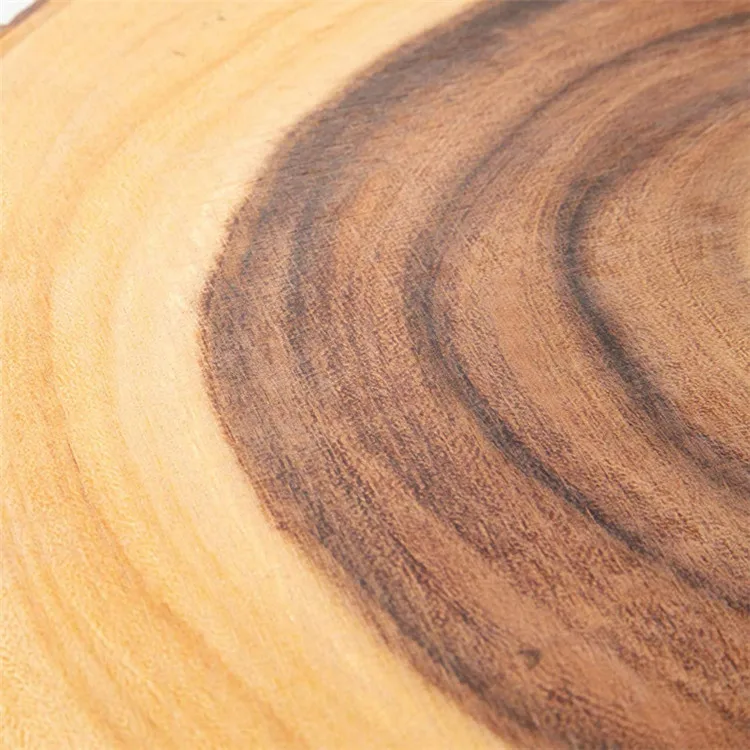 round wood serving tray rustic