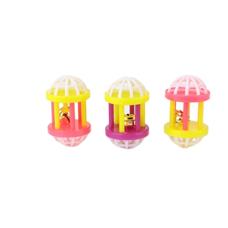 

dumbbell shaped plastic bell toys cat toys