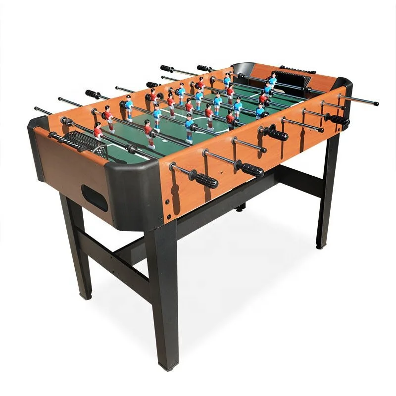 

Mini 4 Feet Foosball Table with Red & Blue Soccer Men Player for Kids Indoor Kicker Soccer Game Playing