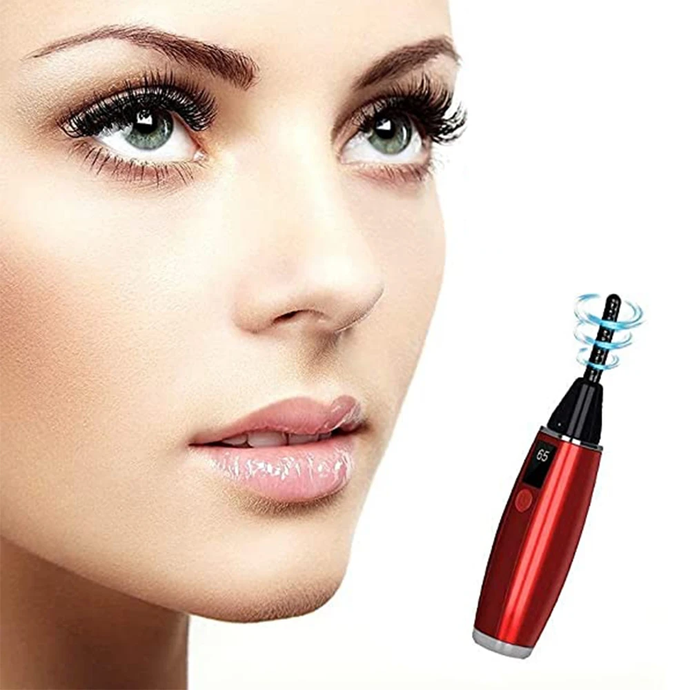 

Long Lasting Beauty USB Rechargeable Eyelash Curler Heated Eyelashes Mini Make up Eye Lashes Electronic eyelash curler