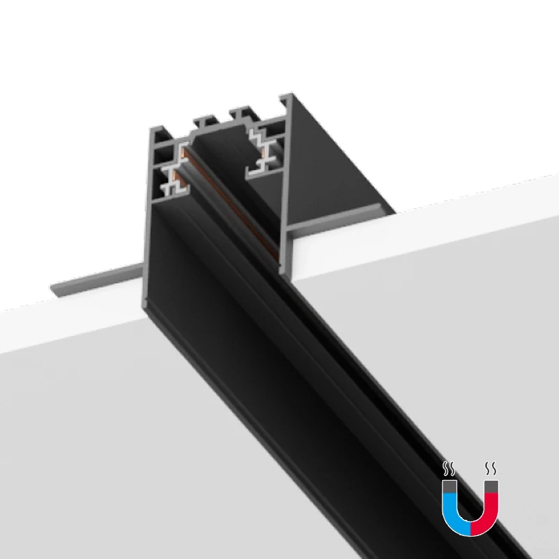 
2020 High Quality Magnetic Track Light System 48V LED Track Spot Rail 