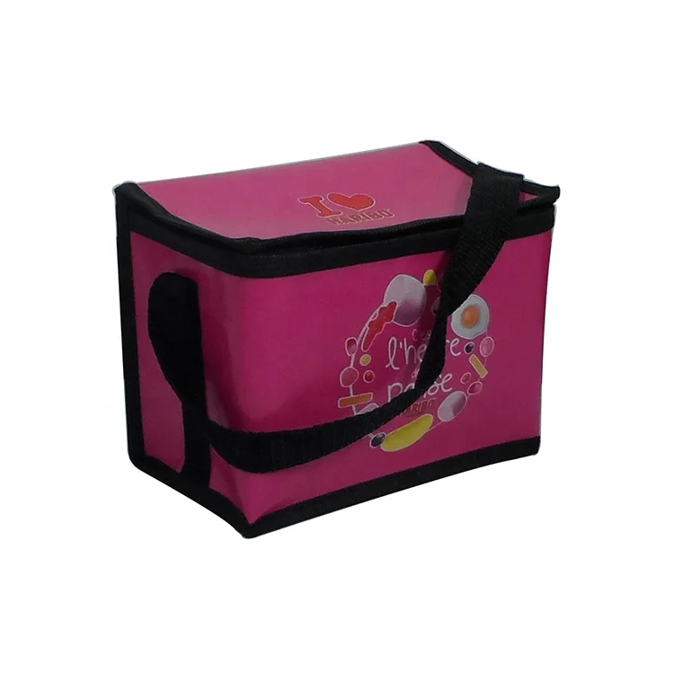 

Wholesale Mini Pink Non Woven Insulated Cake Cooler Bags