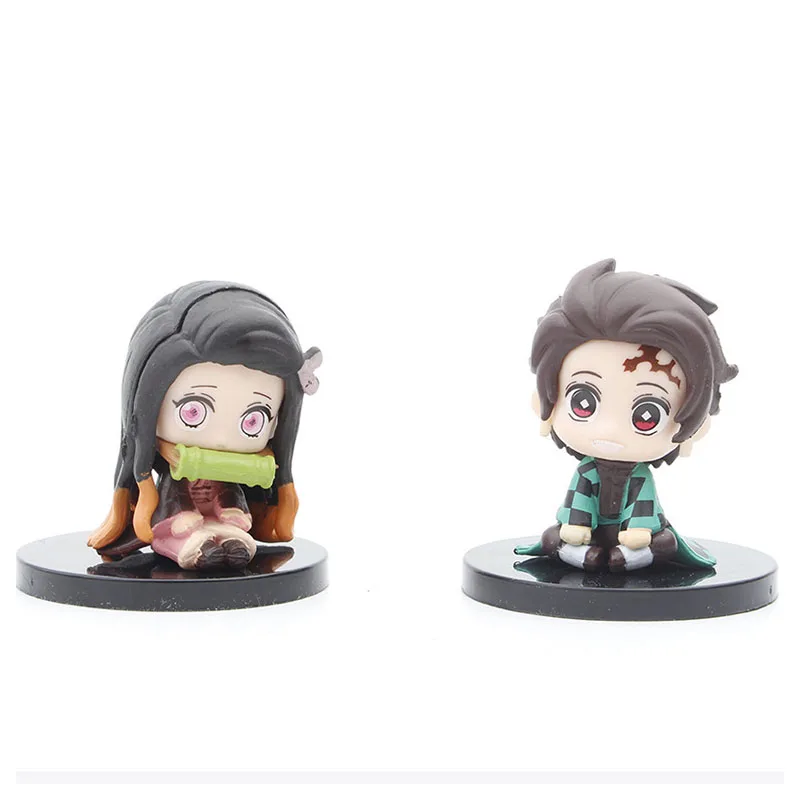 

demon slayer 8 style kimetsu no yaiba anime pvc action model figure toys action figure