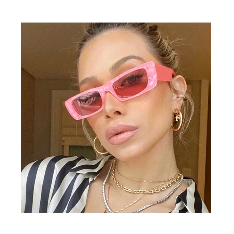 

Jelly colored square sunglasses 2021 fashion personality trend fashion women sunglasses