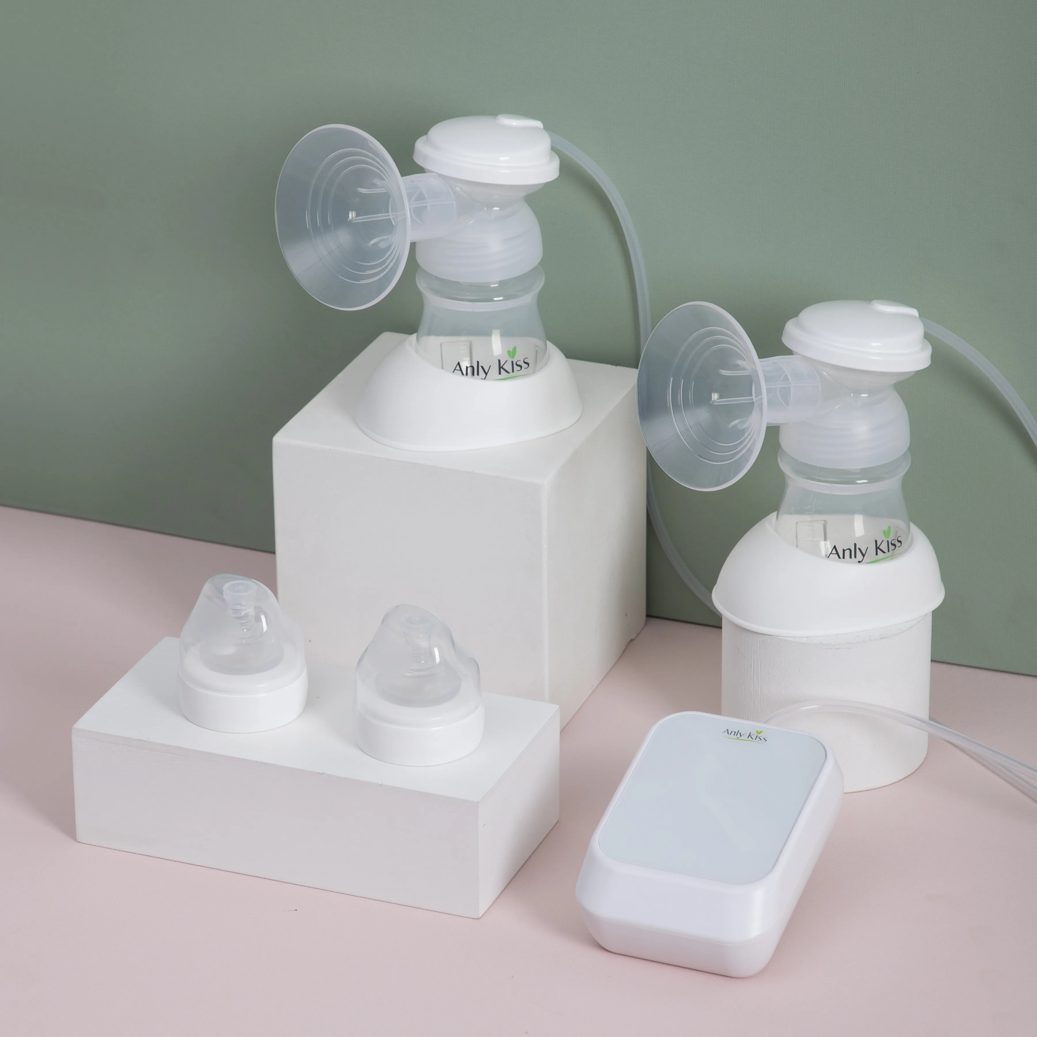 

Anly Kiss wholesale factory price mother breast pump breast milk pump electric with full silicone breast shield flange