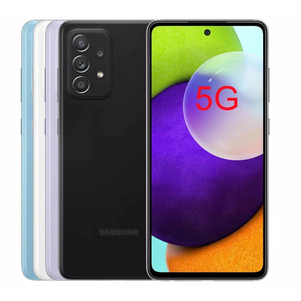 

Wholesale Price Mobile Phone Unlock 99% New Mobile Phone 6GB 128GB 5G Dual Sim Card For Samsung Galaxy A52 NFC