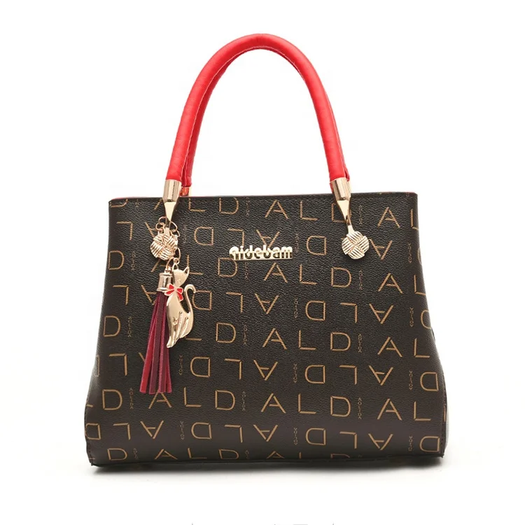 

Original factory newest flower ribbon tassel printed tote handbags