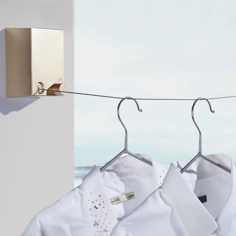 Rope Indoor Retractable Clothesline With Adjustable Buy Steel