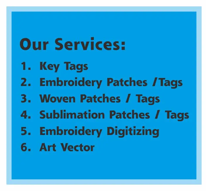 
Senior Designer Fast High-quality Stitching Applique Design Patch Custom personalization Embroidery Digitizing Logo Patches 