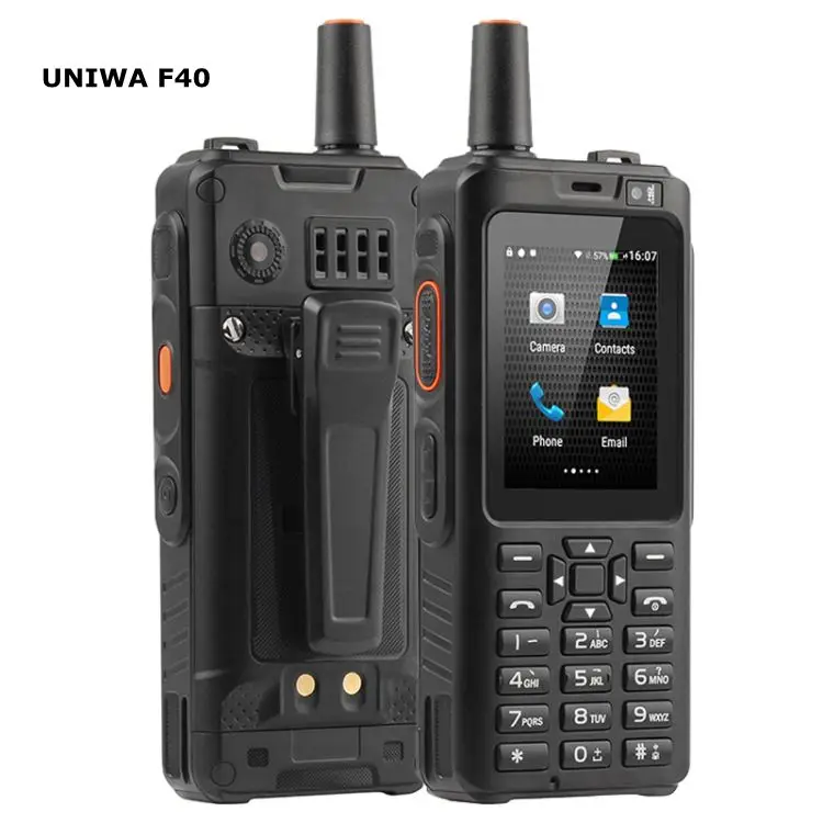 

Hot UNIWA F40 POC MINI Walkie Talkie Rugged Mobile Phone 1GB 8GB IP65 Waterproof Android 6 4000mAh Battery Quad Core 4G Celular