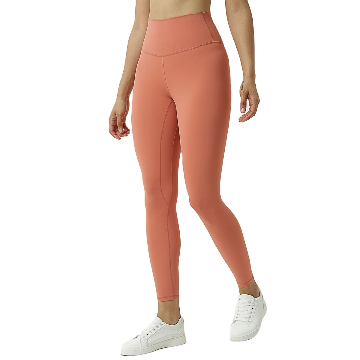 

New style double-sided matte high waist lift hip yoga leggings for women