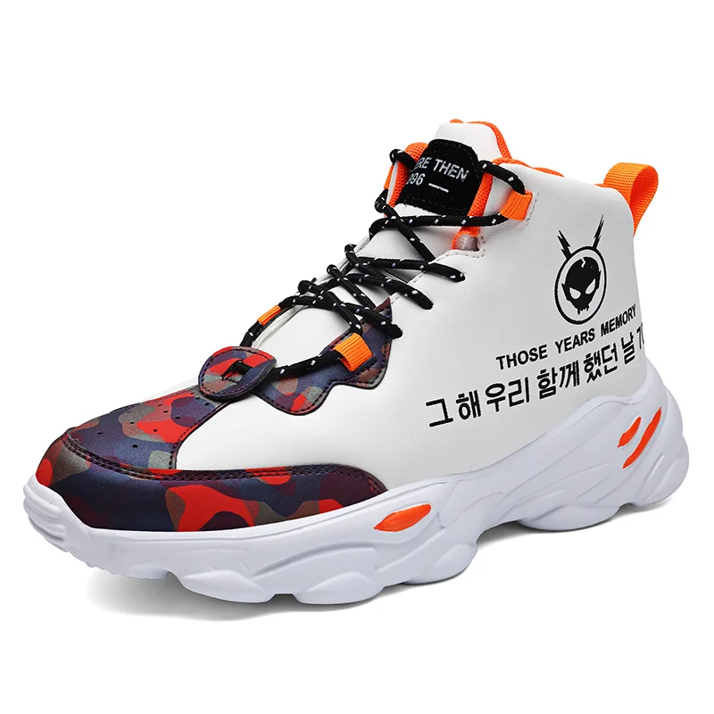 

Korean shoes wholesale Mens footwear 2021 White running sports basketball shoes men luxury shoes