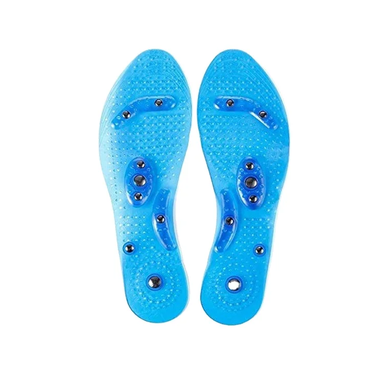 

Amazon Best Selling Unisex Magnetic Therapy Shoe Insoles Magnet Foot Inserts, Transparent,blue